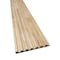 Ejoy Unfinished Slat Wood Panels for Walls, Paint and Stain Grade - Sleek, 4PK WWC7G-0000 - alternate 1